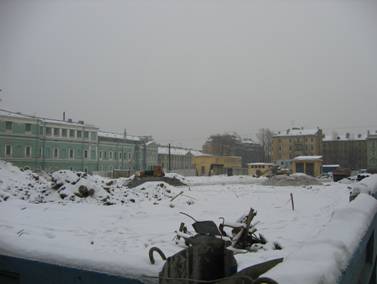 Литовский квартал после сноса всех зданий. Общая панорама