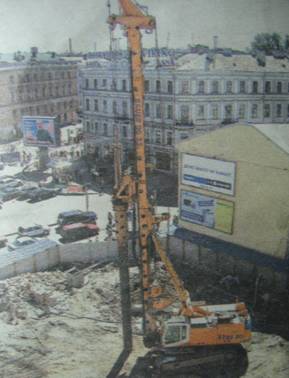 Станция метро Достоевская, начало строительства торгово-офисного центра Регент Холл, Regent Hall