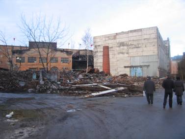 Газпром-сити, Охта центр, разрушенные постройки, здание, труба