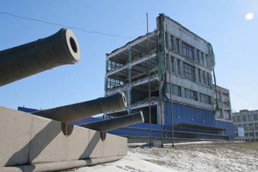 Завод Гидростроитель, Петрозавод, Красногвардейская площадь, 2, Газпром-сити, Охта центр, после сноса