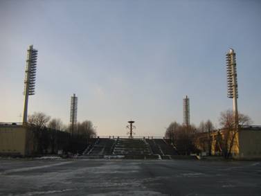 Стадион имени С. М. Кирова, парадная лестница