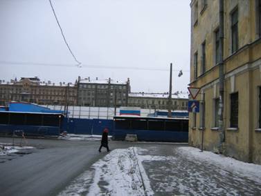 Литейный проспект, 26, общежитие, после сноса, Артиллерийская улица
