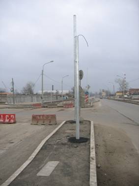 Митрофаньевское шоссе, строительство, Малая Митрофаньевская улица, островок безопасности