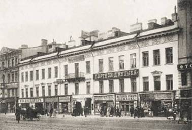 Невский проспект, 114, фото начала XX, 20 века, начала 1900-х годов, дом Семьянова