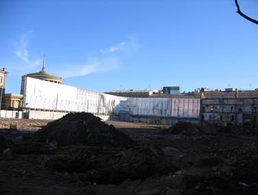 Невский проспект, 114, 116, после сноса зданий
