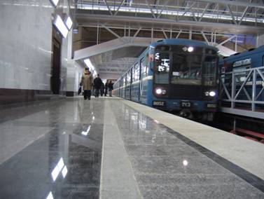 Станция метро, метрополитена Парнас, Панасская, наземный вестибюль, гранит, гранитный пол, перрон, поезд метро, электропоезд
