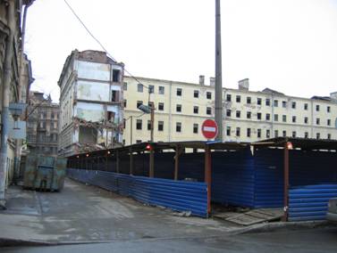 Литейный проспект, 26, до сноса, общежитие, Артиллерийский переулок