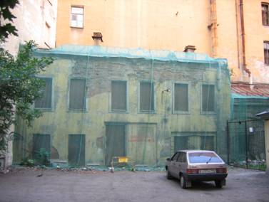 Улица Марата, 64, разрушенный флигель
