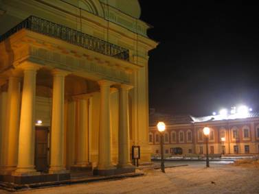 Подсветка Петропавловского собора, прожекторы