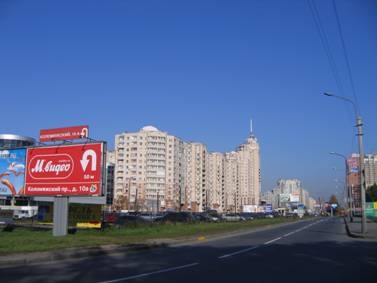 Коломяжский проспект, площадь на пересечении с улицей Генерала Хрулева, Аэродромной улицей, автостоянка, стоянка, парковка