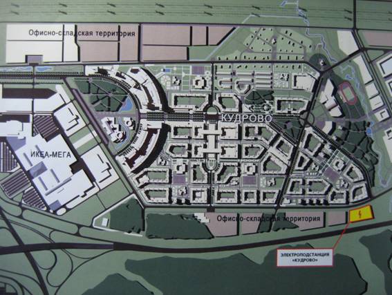 Деревня Кудрово, схема, карта будущего, строящегося города