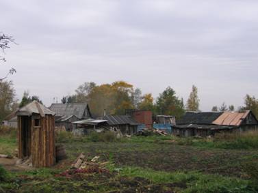 Деревня Кудрово, сельская местность, туалет