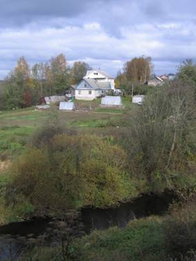 Деревня Лаврики, река Охта