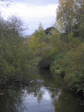 Деревня Лаврики, река Охта