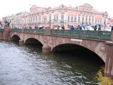 300 наводнение, Фонтанка, подъем воды, Аничков мост