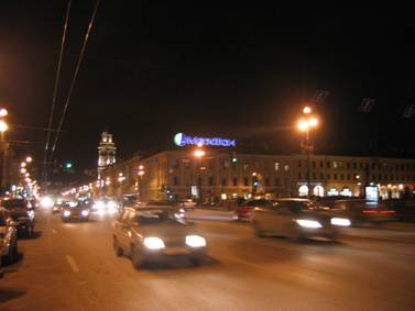 Подсветка Невского проспекта