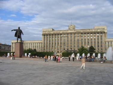 Московская площадь, Дом Советов, Московский проспект, 212, памятник Ленину