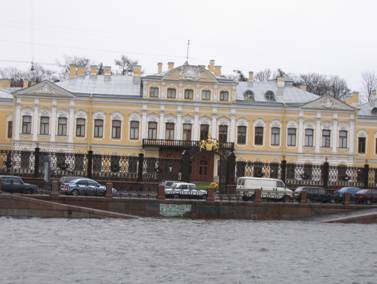 300 наводнение, Фонтанка, подъем воды, спуск у Шереметьевского дворца